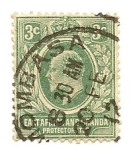Stamps Uganda -  Personaje