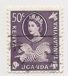 Stamps : Africa : Uganda :  Elisabet II