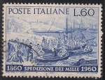 Stamps Italy -  Centenario de la liberación del sur de Italia.