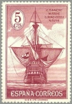 Stamps Spain -  ESPAÑA 1930 534 Sello Nuevo Descubrimiento América Nao Santa Maria