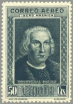 Stamps : Europe : Spain :  ESPAÑA 1930 562 Sello Nuevo Descubrimiento de América Cristobal Colon Correo Aereo