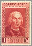Stamps Spain -  ESPAÑA 1930 563 Sello Nuevo Descubrimiento de América Cristobal Colon Correo Aereo