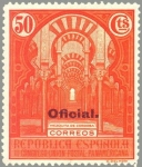 Stamps Spain -  ESPAÑA 1931 626 Sello Nuevo III Congreso Union Postal Panamericana Mezquita de Cordoba OFICIAL