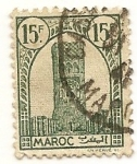 Sellos de Africa - Marruecos -  Torre