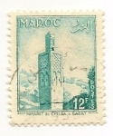 Sellos de Africa - Marruecos -   Faro-Minaret de Chella A Rabat