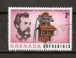 Stamps : America : Grenada :  Centenario del primer enlace telefonico