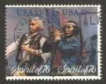 Stamps United States -  II centº de la independencia de los estados unidos