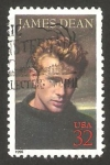 Stamps United States -  james dean, actor de cine