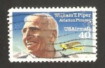 Stamps United States -  william t. piper, pionero de la aviación