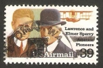 Stamps United States -  lawrence y elmer sperry, pioneros de la aviación