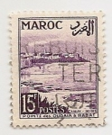 Stamps Morocco -  Pointe des Oudaia o Rabat