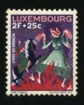 Sellos del Mundo : Europa : Luxemburgo : La bruja de Kerech. Cuento de Capellen. 