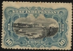 Stamps : Europe : Belgium :  Congo Belga. Cataratas Stanley, hoy cataratas Boyoma.