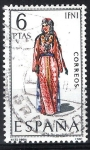 Stamps Spain -  Trajes. Ifni.