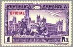 Stamps Spain -  ESPAÑA 1931 634 Sello Nuevo III Congreso Union Postal Panamericana Plaza de Cibeles Madrid OFICIAL