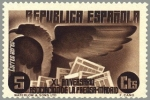 Stamps Spain -  ESPAÑA 1936 713 Sello Nuevo XL Aniversario Asociación de la Prensa Alegoría Prensa