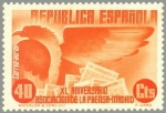Stamps Spain -  ESPAÑA 1936 719 Sello Nuevo XL Aniversario Asociación de la Prensa Alegoría Prensa