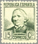 Sellos de Europa - Espa�a -  ESPAÑA 1936 733 Sello Nuevo Personajes Concepcion Arenal (1823-1893)