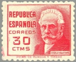 Sellos de Europa - Espa�a -  ESPAÑA 1936 735 Sello Nuevo Personajes Pablo Iglesias (1850-1925)