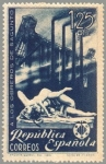 Stamps Spain -  ESPAÑA 1938 774 Sello Nuevo Homenaje a los Obreros de Sagunto
