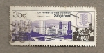 Stamps : Asia : Singapore :  Nuestras casas y 25 años más allá