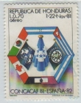 Stamps Honduras -  CONCACAF