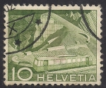 Stamps Switzerland -  Ferrocarril de montaña.