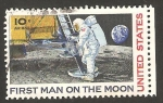 Sellos de America - Estados Unidos -  73 - Neil Armstrong, primer hombre en la Luna