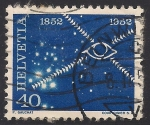 Stamps Switzerland -  Centenario de las Comunicaciones.