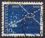 Sellos de Europa - Suiza -  Centenario de las Comunicaciones.
