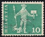 Stamps Switzerland -  Cartero, Schwyz