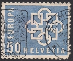 Stamps Switzerland -  Simbolo de la Unidad Europea.