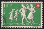 Stamps : Europe : Switzerland :  La Polca.