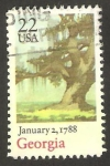 Stamps : America : United_States :  II centº del estado de georgia