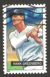 Sellos de America - Estados Unidos -  Hank Greenberg, jugador de beisbol