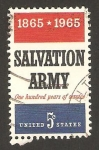 Stamps United States -  centº de la organización internacional, la salvación del ejercito 