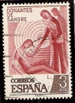 Stamps Spain -  Donantes de sangre