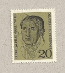 Stamps Germany -  Georg Wilhelm Hegel