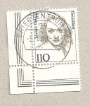 Stamps Germany -  Marlene Dietrich, actriz