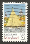 Stamps United States -  II centº del Estado de Maryland