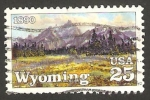 Sellos de America - Estados Unidos -  Centº del Estado de Wyoming