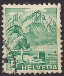 Stamps Switzerland -  Monte Pilatus.