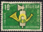 Stamps Switzerland -  Fasces y la bocina