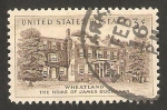 Stamps United States -  Mansión de James Buchanan