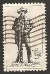 Stamps United States -  Sam Houston, héroe texano
