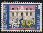 Stamps Switzerland -  Edificio de Correos, París, 1863