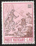 Stamps Vatican City -  INFERNO
