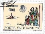 Stamps Vatican City -  LOURDES