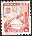 Stamps Paraguay -  PUENTE INTERNACIONAL PARAGUAY - BRASIL