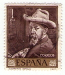 Sellos del Mundo : Europa : Espaa : 1570 Joaquín Sorolla - autorretrato